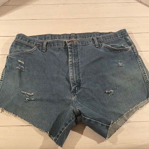 Wrangler Cut Off Jean Shorts Size XXL